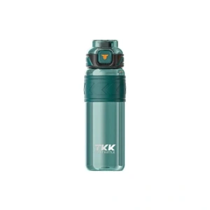 VAGONLİFE T1019 TKK SİLİKON TUTMA GÖVDE TRİTAN PİPETLİ MATARA 600ml  K.YEŞİL