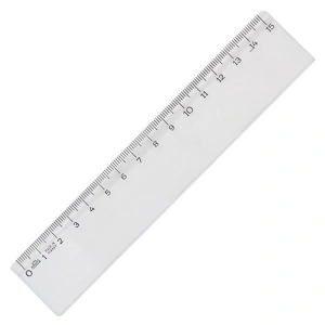 HATAS 0140 GENİŞ PLASTİK BÜRO CETVELİ  15CM