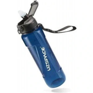 UZSPACE PİPETLİ MATARA TRITAN 6056 850 ML MAVİ