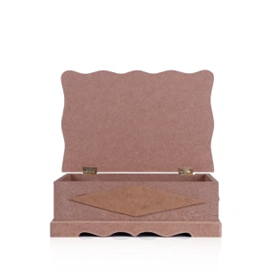 TEKNOPOİNT AHŞAP HOBY KT59 BAKLAVA DİLİMLİ KUTU KÜÇÜK