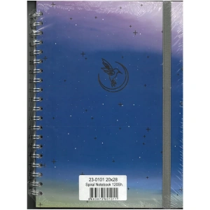 VICTORIAS JOURNALS 0101 NOTES 20x28cm SPİRALLİ SERT KAPAK 90gr. 40YP. DÜZ + 40 YP. NOKTALI + 40YP.ÇİZGİLİ DEFTER