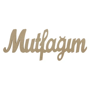 TEKNOPOİNT AHŞAP OBJE15 MUTFAĞIM YAZI