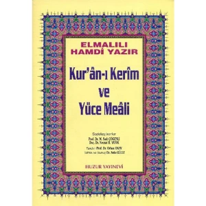 KURANI KERİM YÜCE MEALİ ORTA BOY SARI