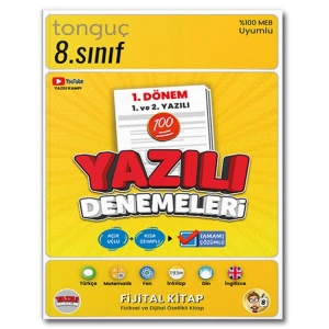 TONGUÇ 8. SINIF 1.DÖNEM YAZILI DENEMELERİ 1. VE 2. YAZILI