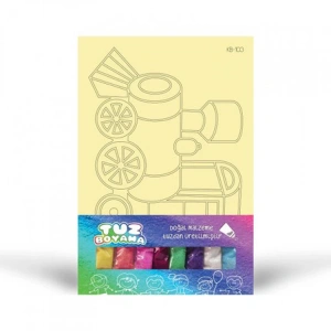 ARTİKEL TUZ BOYAMA SETİ POŞETLİ TREN KB-103