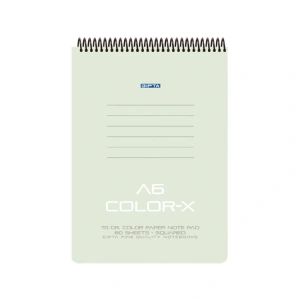 GIPTA COLOR-X SPİRALLİ PP KAPAK BLOKNOT A6 60 YP ÇİZGİLİ