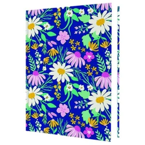 DEFFTER 64956-3 SPRING 2025 / DAISIES14X20 SERT KAPAK ÇİZGİLİ DEFTER 96 YP.