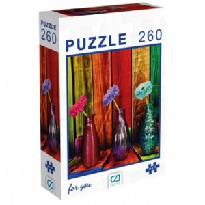 CA GAMES 260-6006 ÇİÇEKLER PUZZLE 260 PRÇ.