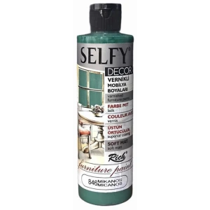 RİCH SLF-240-846 SELFY DECOR VERNİKLİ AKRİLİK BOYA 240cc.MİKANOS
