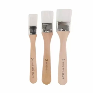 RİCH 78-11228 EKONOMİK SERİ BEYAZ SENTETİK, NATUREL SAPLI 3LÜ ZEMİN FIRÇA SETİ