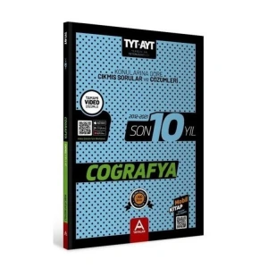 A YAYINLARI TYT-AYT COĞRAFYA SON 10 YIL ÇIKMIŞ SORULAR