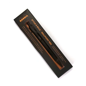 RHODIA SCRIPT 0.7mm HEXAGONAL ALÜMİNYUM GÖVDE TÜKENMEZ KALEM SİYAH