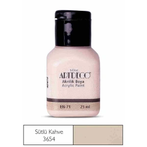 ARTDECO AKRİLİK BOYA 25 ML. SÜTLÜ KAHVE  070A-3654