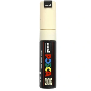 UNİ POSCA SU BAZLI POSTER MARKER PC-8K 8.0 IVORY