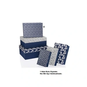 GIPTA KIO DİKDÖRTGEN HEDİYE KUTUSU BX7587 D 190x260x110mm - TEKLİ