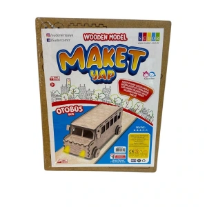 SÜDOR MD1-03 AHŞAP MAKET OTOBÜS