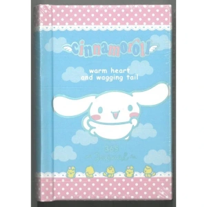 VICTORIAS JOURNALS 525-1988 CINNAMOROLI A7 80 GR. SERT KAPAK 365 GÜN GÜNLÜK/AJANDA ÇİZGİLİ DEFTER