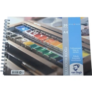 VAN GOGH 300 GR.  A4  20Yp. SULUBOYA BLOĞU SPRALLİ