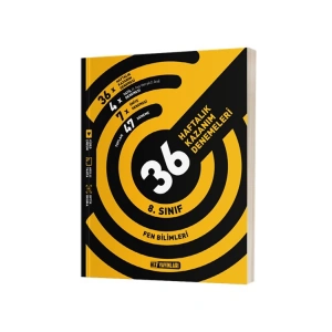 HIZ 8. SINIF FEN BİLİMLERİ 36 HAFTALIK DENEME