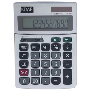 KRAF 12 HANE MASA ÜSTÜ HESAP MAKİNESİ HM-130