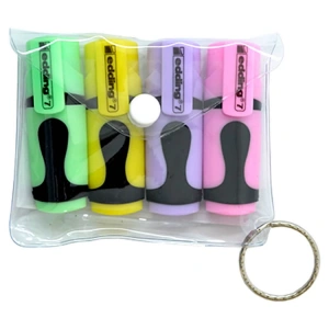 EDDING ED7P499PAS MİNİ FOSFORLU KALEM PASTEL 4LÜ POŞET
