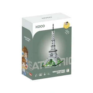 SUNMAN KOCO NO.02055 WORLD ATTRACTIONS EIFFEL TOWER LEGO YAPIM SETİ 538 PARÇA 6+