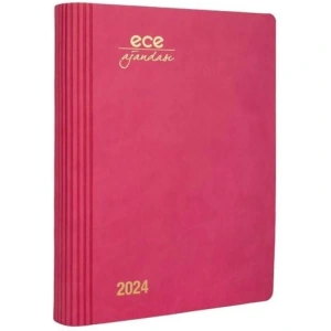 ECE 12X16 MARMARİS GÜNLÜK AJANDA NO:10 PEMBE
