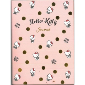 VICTORIAS JOURNALS 524-1929 HELLO KITTY SMYTH FLEXY ESNEK VEGAN DERİ KAPAKLI 13X18 80 GR. 80 YAPRAK ÇİZGİLİ DEFTER