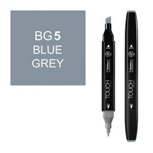 TOUCH TWIN BG-5 ÇİFT UÇLU MARKER BLUE GREY