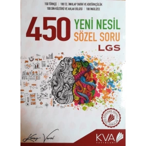 KORAY VAROL AKADEMİ 8. SINIF LGS 450 YENİ NESİL SÖZEL SORU BANKASI