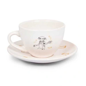 MABBELS KAHVE FİNCAN SETİ HARRY POTTER DOBY VE ÇORAPLARI (1 FİNCAN 1 TABAK) KUTULU