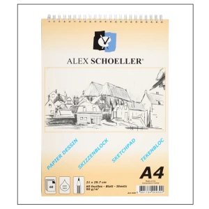 ALEX A4 ESKİZ BLOK 90GR.60YP.DİK SKETCHPAD