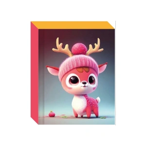 LİLAMOR MİNİ ÇİZGİSİZ NOT DEFTERİ 4x5cm 120 SAYFA - ANIMAL