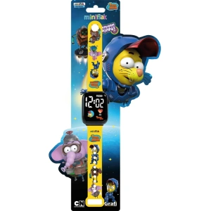 MİNİFLAK KRAL ŞAKİR 5092 LİSANSLI LED ÇOCUK KOL SAATİ SARI