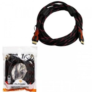 PLATOON P-8012 HDMI YÜKSEK KALİTELİ BİLGİSAYAR KABLOSU 3 MT POŞETLİ