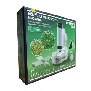 SUNMAN 160128 BİLİM SETİ MİKROSKOP PORTATİF TAŞINABİLİR 21 PARÇA 8+