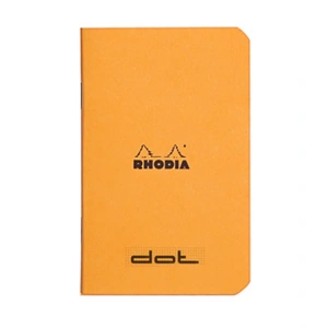 RHODIA DOT 75x120mm NOKTALI DEFTER TURUNCU KAPAK 24 YP.