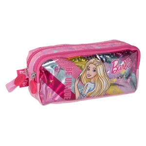 TMN 592862 BARBIE ÇİFT BÖLMELİ KALEM ÇANTASI 2686 PEMBE