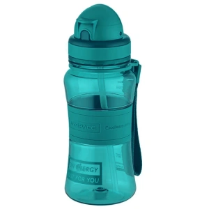 UZSPACE PİPETLİ MATARA TRITAN 5023 350 ML VINE CYAN