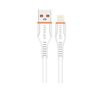 HYTECH HY-X360 1.2M 2.4A LIGHTNING  DATA + HIZLI ŞARJ KABLOSU BEYAZ