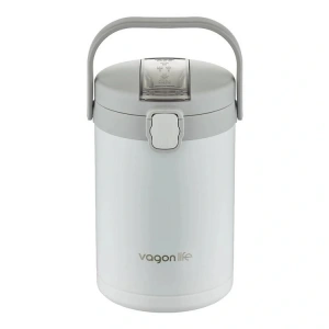 VAGONLİFE ÇELİK YEMEK KABI TEK HAZNELİ İKİ BÖLMELİ LUNCH BOX BL10089 2100 ML