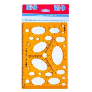 RIO OVAL ŞABLONLU CETVEL