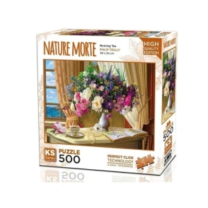 KS GAMES 20065 MORNING TEA 48x34cm YAPBOZ/PUZZLE 500 PARÇA