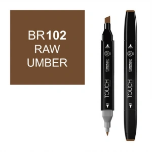 TOUCH TWIN BR102 ÇİFT UÇLU MARKER RAW UMBER
