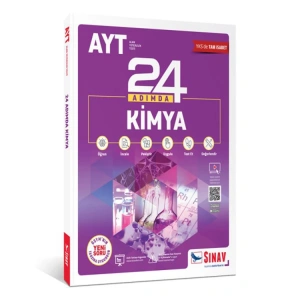 SINAV AYT KİMYA 24 ADIMDA KONU ANLATIMLI SORU BANKASI