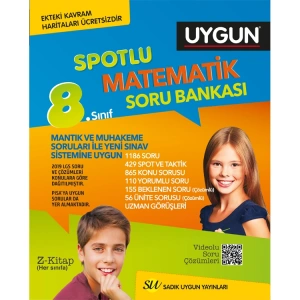 SADIK UYGUN YAYINLARI 8. SINIF MATEMATİK SORU BANKASI