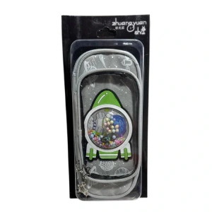 ZİZU 869 BONCUKLU ASTRONOT FİGÜR 2 GÖZLÜ KALEM ÇANTASI