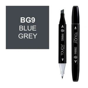 TOUCH TWIN BG-9 ÇİFT UÇLU MARKER BLUE GREY