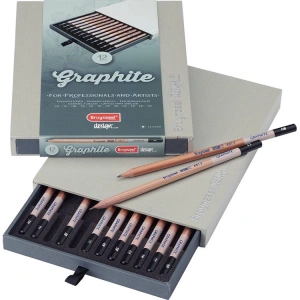 BRUYNZEEL EXPRESSION GRAPHITE DESING DERECELİ GRAFİK KALEM SETİ 12Lİ - B8815H12