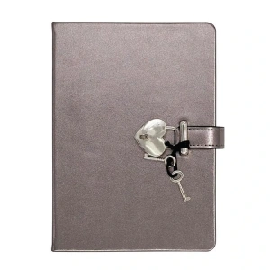 VICTORIAS JOURNALS 1241-1908 HUSH HUSH KİLİTLİ 13x18cm 80gr.160YP.ÇİZGİLİ DEFTER KUTULU - PLATINUM